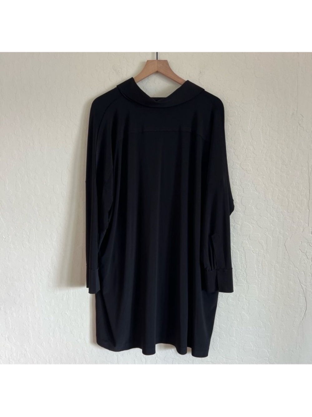 Norma Kamali Black Shirt Dress - Picture 13 of 13